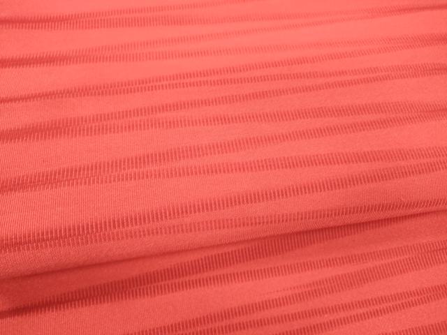 平和屋着物●爪掻き本綴れ　八寸名古屋帯　抽象文様　深緋色　正絹　逸品　DAAY8242cm
