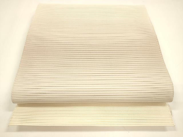 平和屋着物＊夏物 八寸名古屋帯 絽綴れ 霞文 正絹 逸品 DAAY8252cm