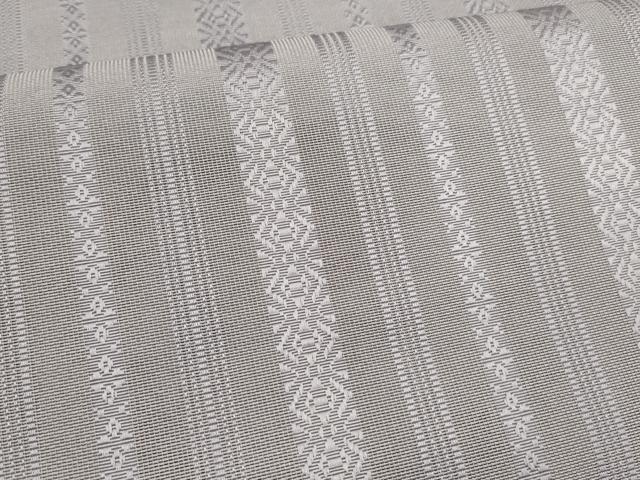 平和屋着物＊夏物 本場筑前博多織 八寸名古屋帯 紗献上 鳩羽色 正絹 逸品 DAAY8254cm