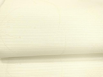 平和屋着物＊夏物 全通柄 京袋帯 舞花文 灰黄緑色 DAAY8256cm