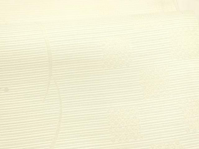 平和屋着物＊夏物 全通柄 京袋帯 舞花文 灰黄緑色 DAAY8256cm
