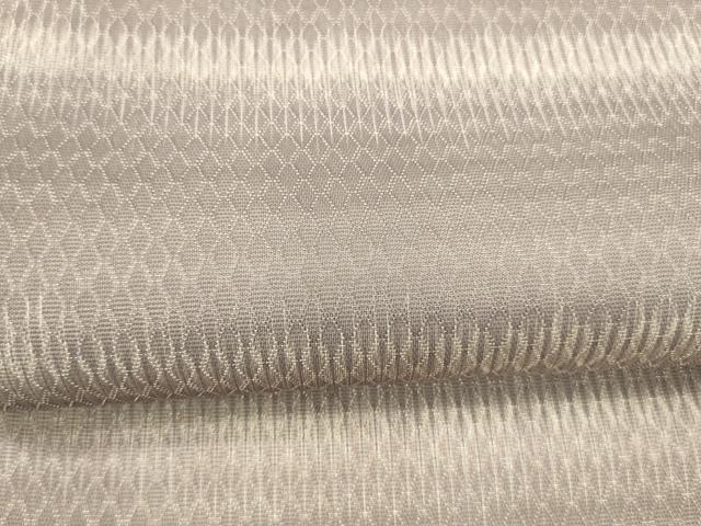 平和屋着物＊夏物 六通柄袋帯 横段文 銀糸 正絹 逸品 DAAY8261cm