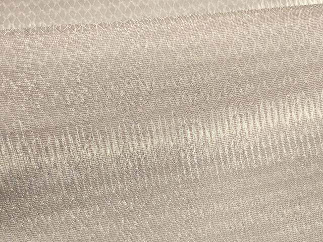 平和屋着物＊夏物 六通柄袋帯 横段文 銀糸 正絹 逸品 DAAY8261cm