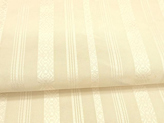 平和屋着物＊夏物 本場筑前博多織 八寸名古屋帯 紗献上 肌色 正絹 逸品 DAAY8270cm