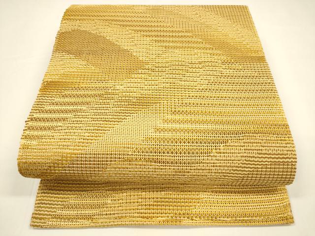 平和屋着物＊夏物 八寸名古屋帯 抽象文様 正絹 逸品 DAAY8288cm