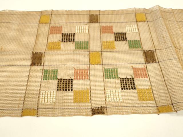 平和屋着物＊夏物 八寸名古屋帯 抽象文様 正絹 逸品 DAAY8290cm