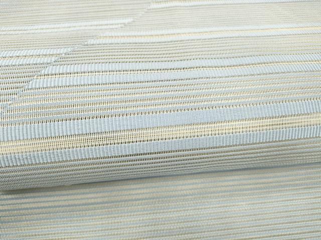 平和屋着物＊夏物 八寸名古屋帯 絽綴れ 横段文 正絹 逸品 DAAY8291cm