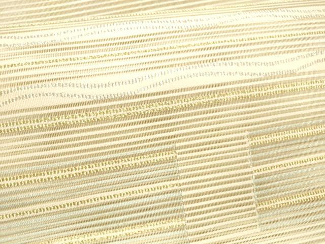平和屋着物＊夏物 八寸名古屋帯 絽綴れ 抽象文様 金銀糸 正絹 逸品 DAAY8306cm