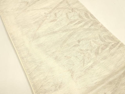 平和屋着物＊夏物 六通柄袋帯 草花文 正絹 逸品 DAAY8325cm