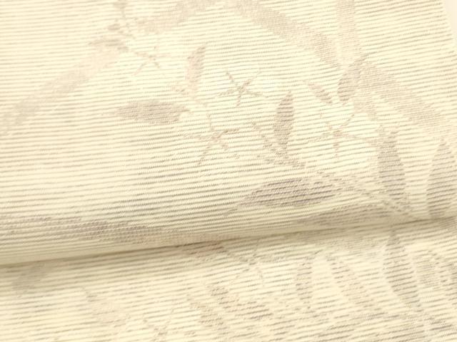 平和屋着物＊夏物 六通柄袋帯 草花文 正絹 逸品 DAAY8325cm