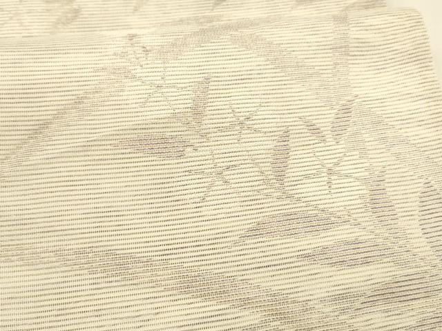 平和屋着物＊夏物 六通柄袋帯 草花文 正絹 逸品 DAAY8325cm