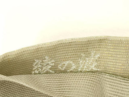 平和屋着物＊夏物 六通柄袋帯 綾の波 金銀糸 正絹 逸品 DAAY8334cm
