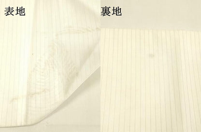 平和屋着物＊夏物 九寸名古屋帯 手描き 草花文 DAAY8335cm