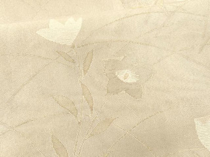 平和屋着物＊夏物 六通柄袋帯 草花文 金銀糸 正絹 逸品 DAAY8337cm