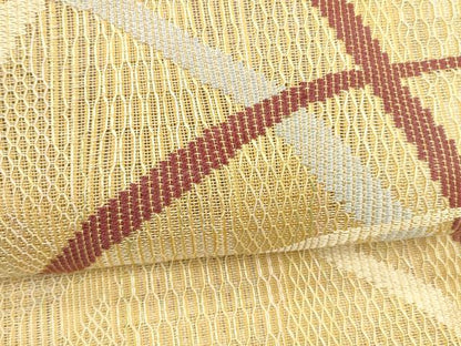 平和屋着物＊夏物 九寸名古屋帯 草葉文 正絹 逸品 DAAY8340cm