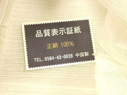 平和屋着物＊夏物 太鼓柄袋帯 櫛織 草花文 正絹 逸品 DAAY8344cm