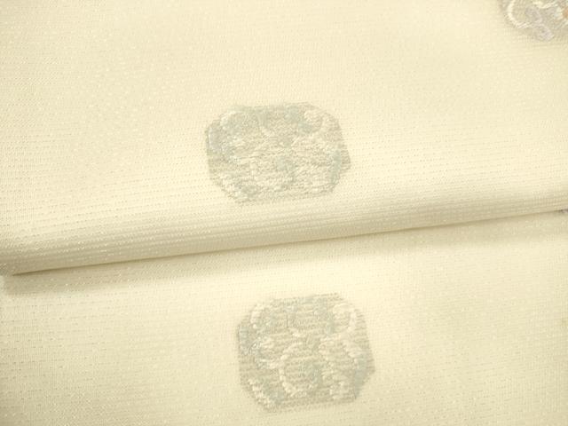 平和屋着物＊夏物 九寸名古屋帯 唐織 花唐草文 金銀糸 正絹 逸品 DAAY8347cm