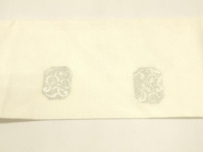 平和屋着物＊夏物 九寸名古屋帯 唐織 花唐草文 金銀糸 正絹 逸品 DAAY8347cm