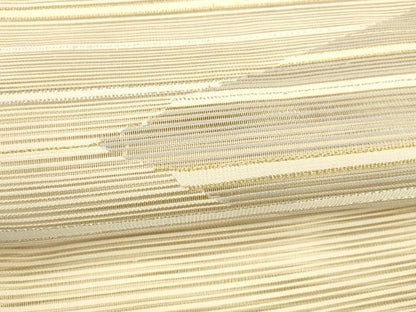 平和屋着物＊夏物 八寸名古屋帯 絽綴れ 横段文 金銀糸 正絹 逸品 DAAY8356cm