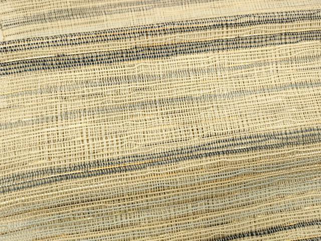 平和屋着物＊夏物 八寸名古屋帯 横段文 正絹 逸品 DAAY8360cm