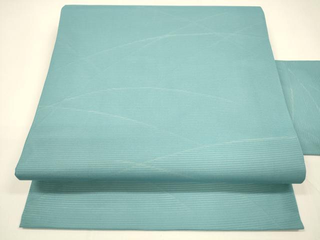 平和屋着物＊夏物 九寸名古屋帯 草葉文 瓶覗色 正絹 逸品 DAAY8380cm