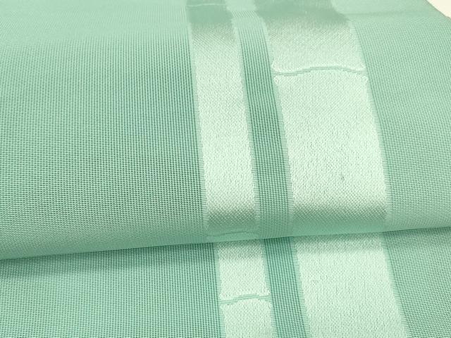 平和屋着物＊夏物 本場筑前博多織 八寸名古屋帯 竹間道 青竹色 正絹 逸品 DAAY8381cm