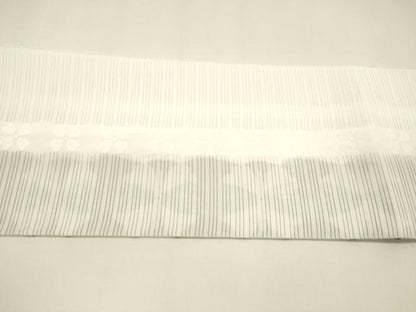 平和屋着物＊夏物 八寸名古屋帯 四葉間道 DAAY8385cm