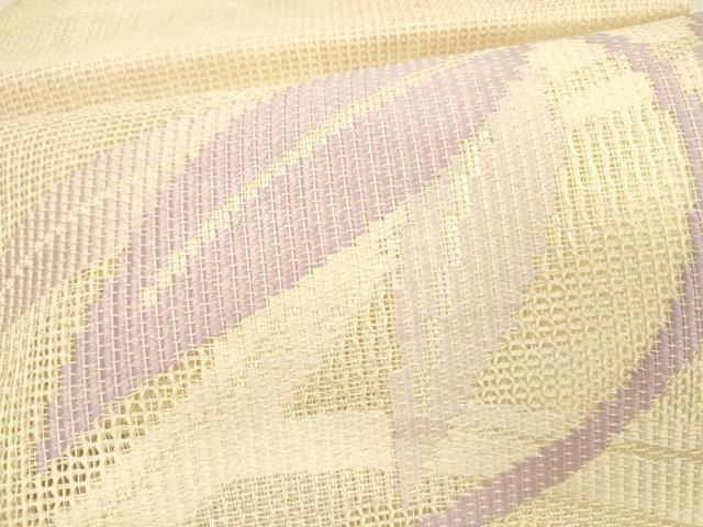 平和屋着物＊夏物 八寸名古屋帯 枝葉文 正絹 逸品 DAAY8388cm