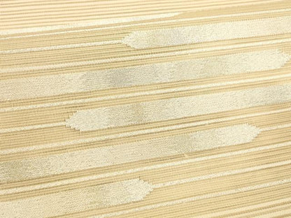 平和屋着物＊夏物 八寸名古屋帯 絽綴れ 横段文 金銀糸 正絹 逸品 DAAY8398cm