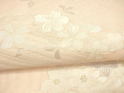 平和屋着物＊夏物 六通柄 京袋帯 草花文 金銀糸 DAAY8401cm