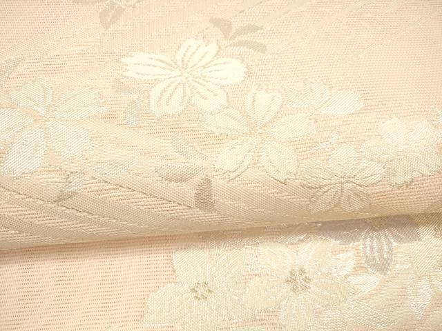 平和屋着物＊夏物 六通柄 京袋帯 草花文 金銀糸 DAAY8401cm