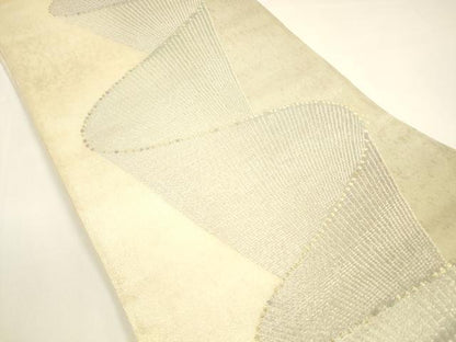 平和屋着物＊夏物 六通柄袋帯 抽象文様 金銀糸 引箔 正絹 逸品 DAAY8409cm