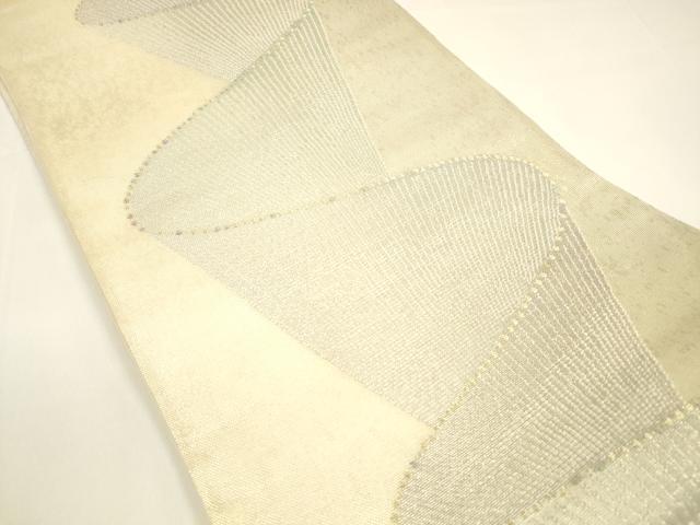 平和屋着物＊夏物 六通柄袋帯 抽象文様 金銀糸 引箔 正絹 逸品 DAAY8409cm