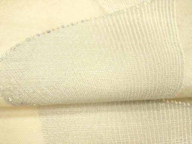 平和屋着物＊夏物 六通柄袋帯 抽象文様 金銀糸 引箔 正絹 逸品 DAAY8409cm