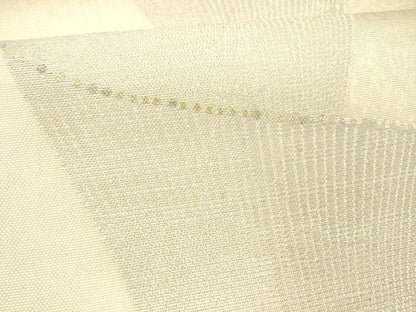 平和屋着物＊夏物 六通柄袋帯 抽象文様 金銀糸 引箔 正絹 逸品 DAAY8409cm