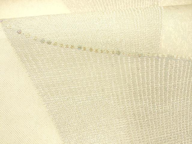 平和屋着物＊夏物 六通柄袋帯 抽象文様 金銀糸 引箔 正絹 逸品 DAAY8409cm