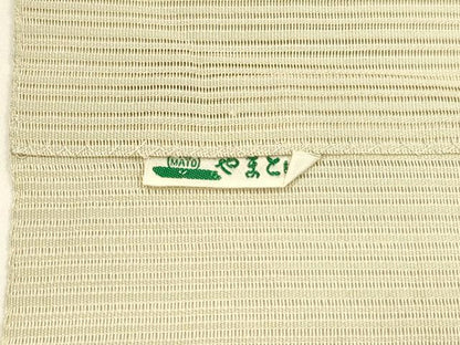平和屋着物＊夏物 絽綴れ 八寸名古屋帯 籬草花文 金銀糸 やまと誂製 正絹 逸品 DAAY8418cm