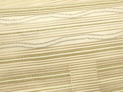 平和屋着物＊夏物 絽綴れ 八寸名古屋帯 横段文 金銀糸 正絹 逸品 DAAY8426cm