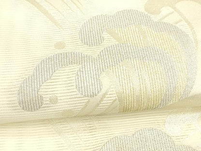 平和屋着物＊夏物 六通柄 京袋帯 立波文 金銀糸 DAAY8430cm