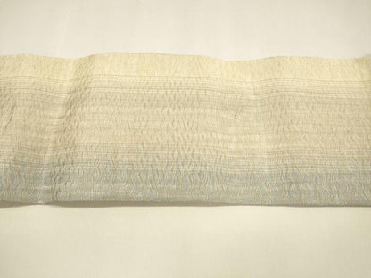 平和屋着物＊夏物　全通柄九寸名古屋帯　間道　正絹　逸品　DAAY8439cm