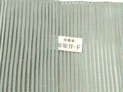 平和屋着物＊夏物 絽綴れ 八寸名古屋帯 横段文 金銀糸 正絹 逸品 DAAY8442cm