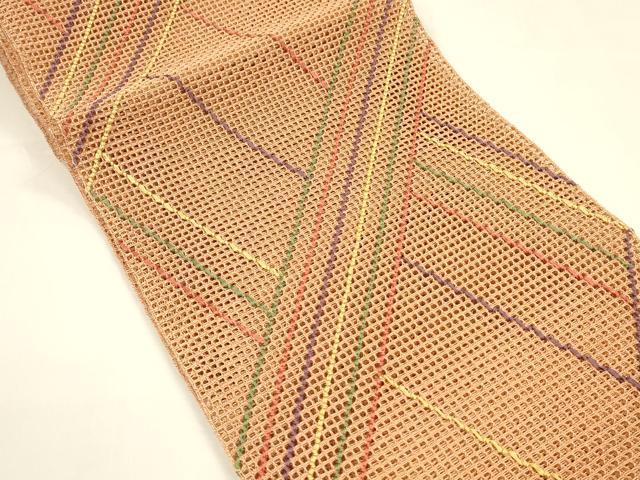 平和屋着物＊夏物 八寸名古屋帯 抽象文様 DAAY8447cm