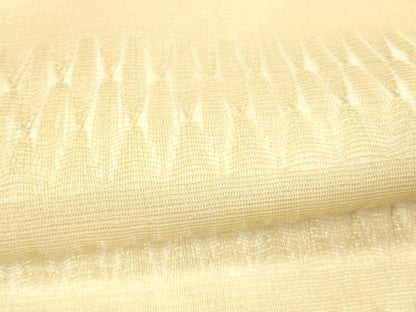 平和屋着物＊夏物 太鼓柄袋帯 もじり織 抽象文様 金糸 正絹 逸品 DAAY8451cm