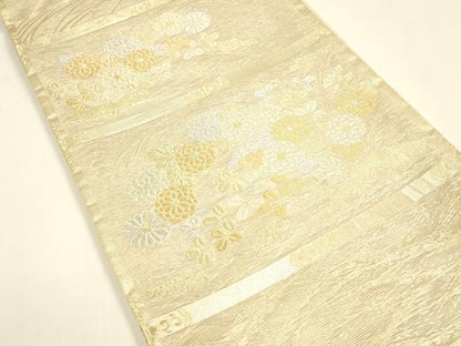 平和屋着物＊夏物 六通柄袋帯 天井蒔絵 金銀糸 正絹 逸品 DAAY8457cm