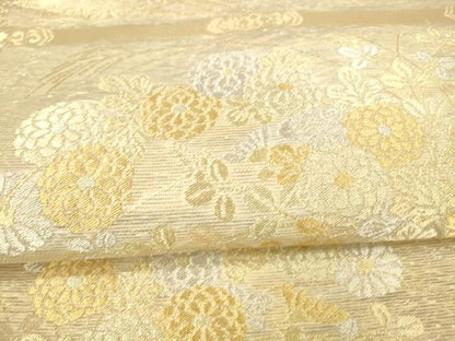 平和屋着物＊夏物 六通柄袋帯 天井蒔絵 金銀糸 正絹 逸品 DAAY8457cm