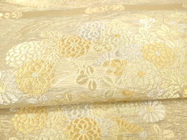 平和屋着物＊夏物 六通柄袋帯 天井蒔絵 金銀糸 正絹 逸品 DAAY8457cm
