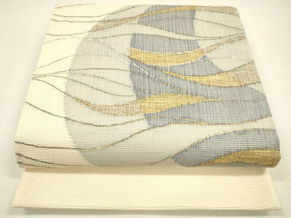 平和屋着物＊夏物 太鼓柄袋帯 流水文 正絹 逸品 DAAY8468cm