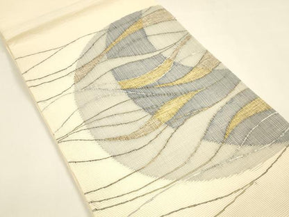 平和屋着物＊夏物 太鼓柄袋帯 流水文 正絹 逸品 DAAY8468cm