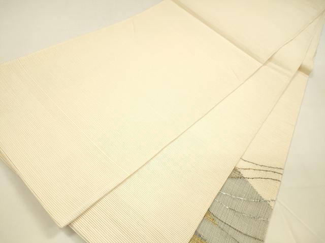 平和屋着物＊夏物 太鼓柄袋帯 流水文 正絹 逸品 DAAY8468cm