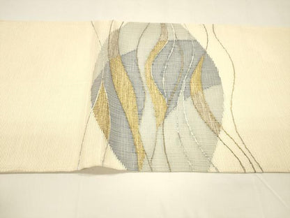 平和屋着物＊夏物 太鼓柄袋帯 流水文 正絹 逸品 DAAY8468cm
